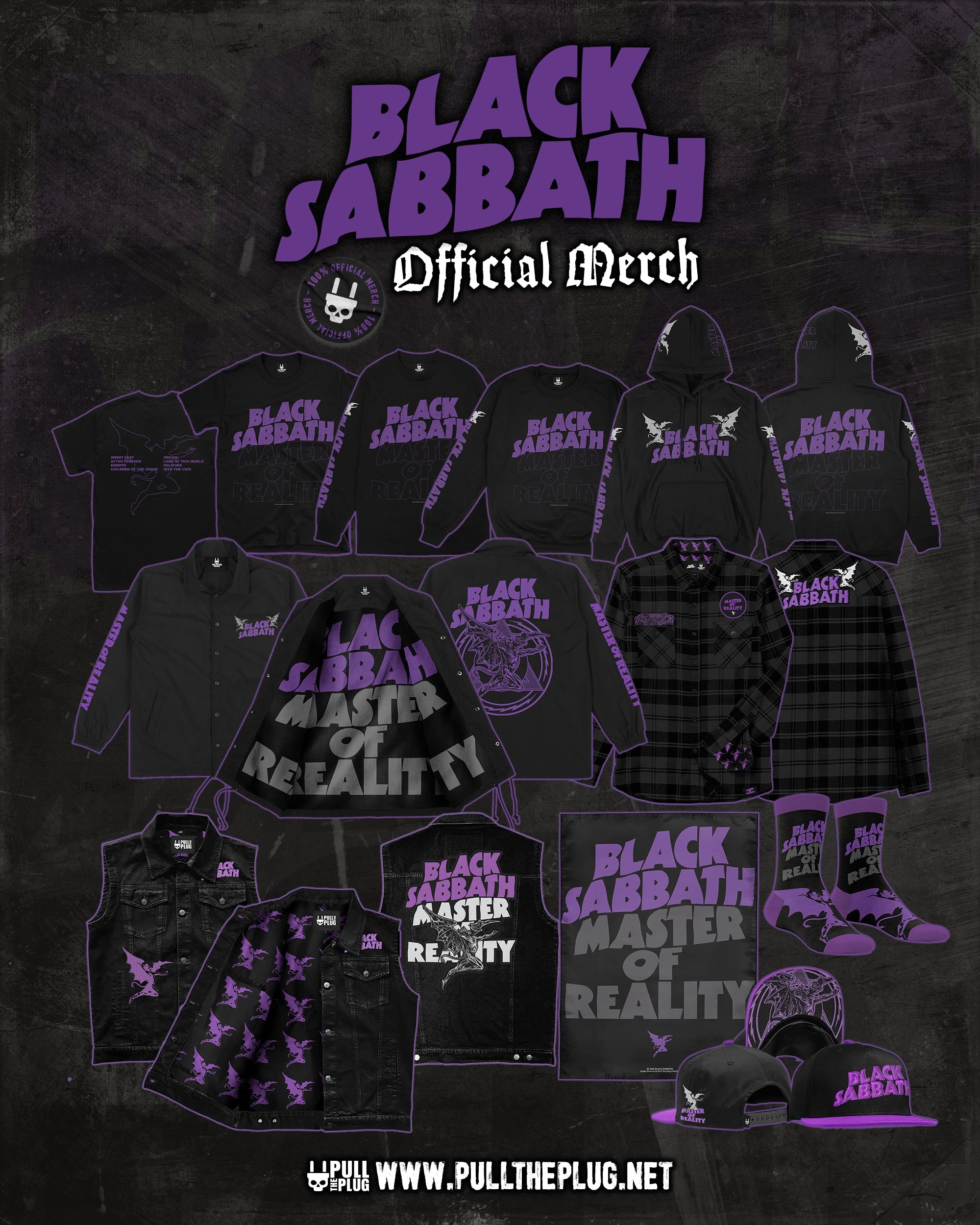 Black Sabbath Red Text Rock Band Embroidered Iron-On Patch – 4.5 X 1.5 Inches, US Made