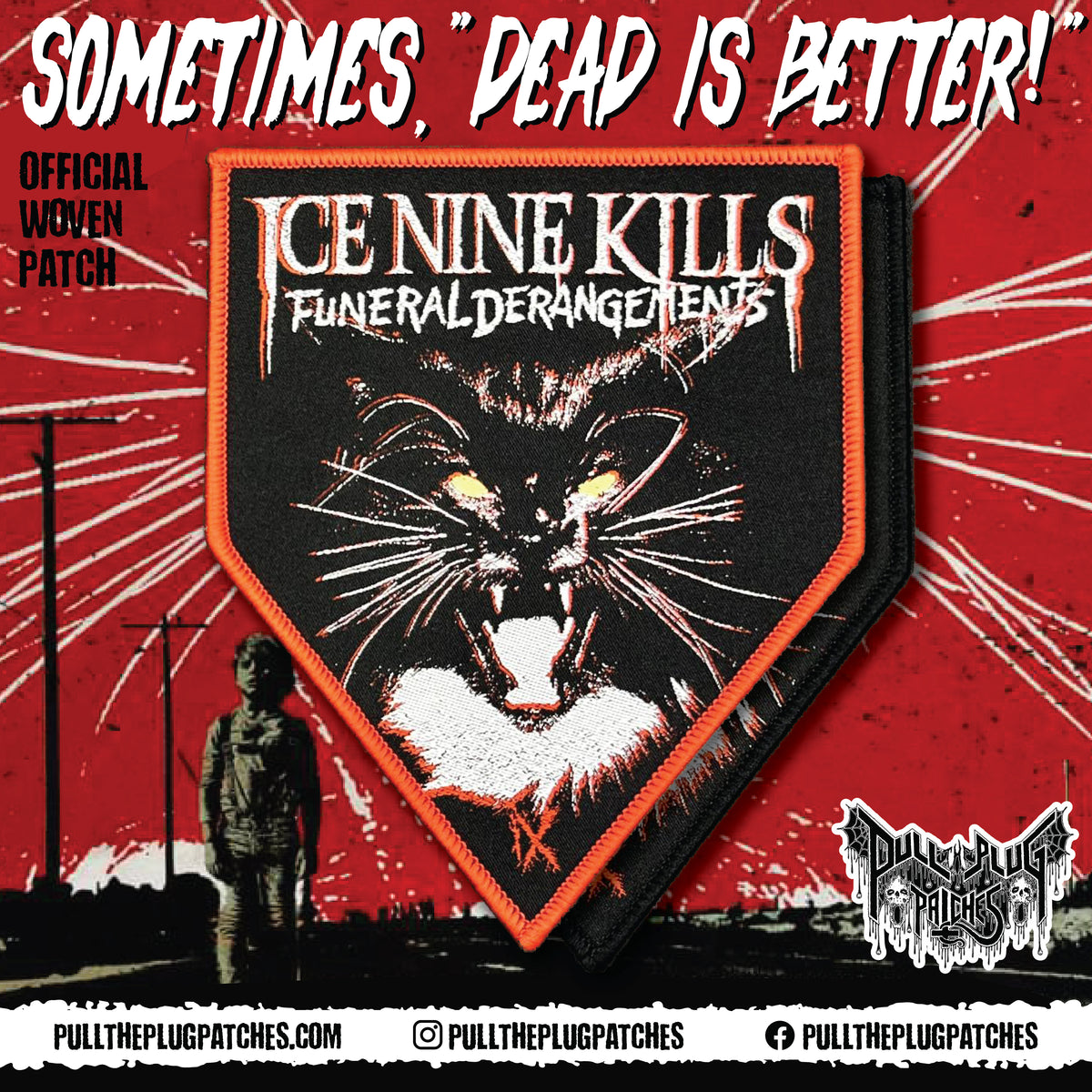 Ice Nine Kills Funeral Derangements Pull The Plug Patches