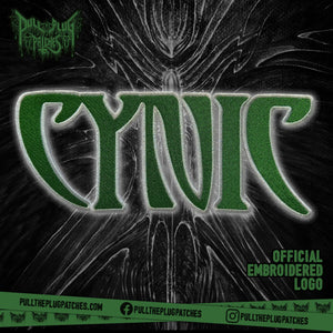 Cynic - Green - Embroidered Rocker Style Logo