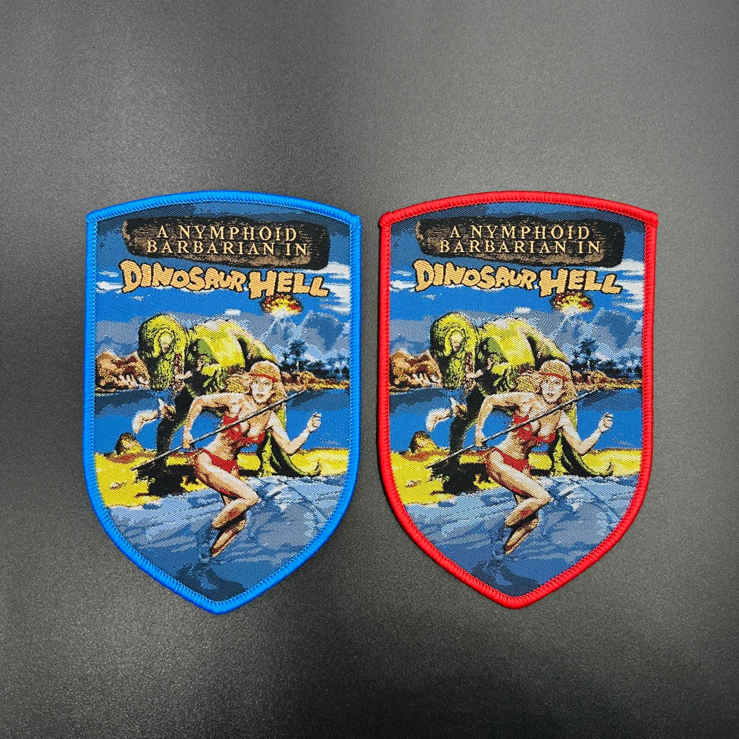 A Nymphoid Barbarian in Dinosaur Hell