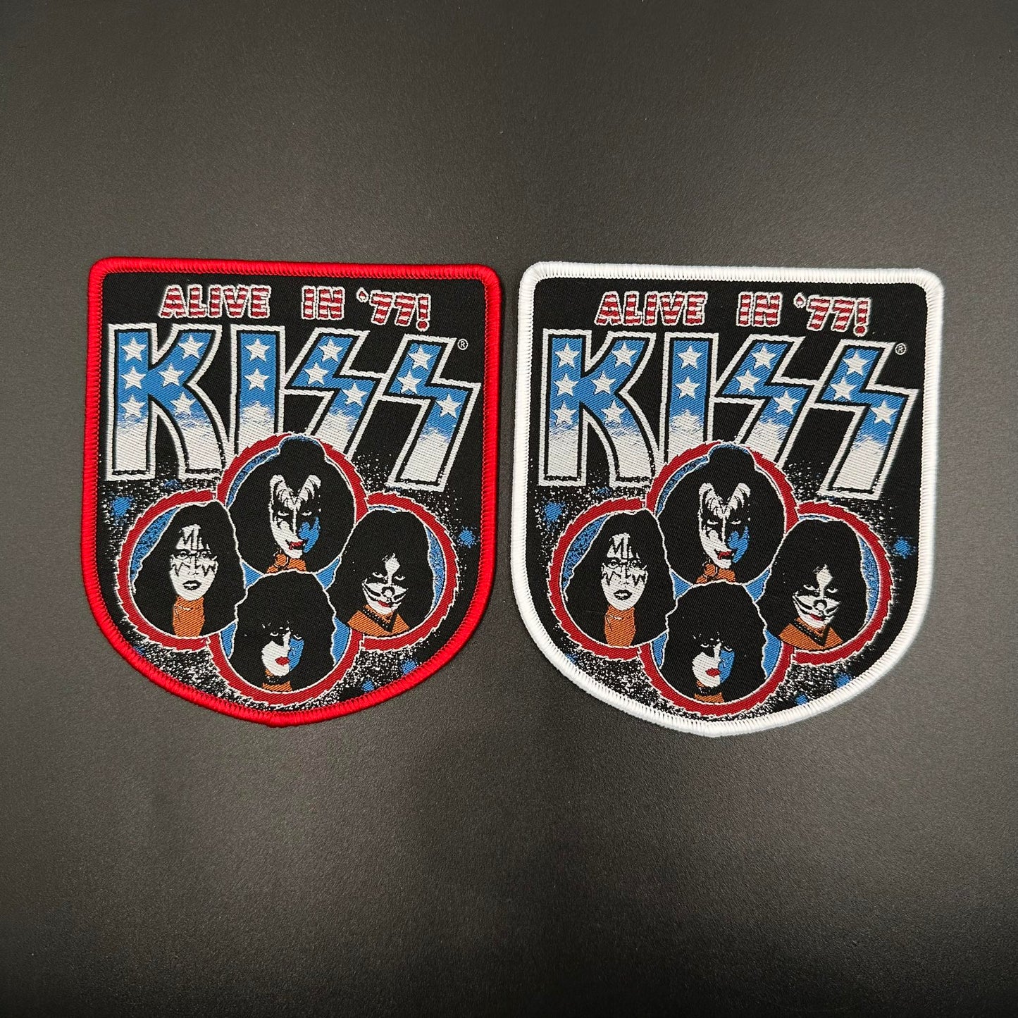 Kiss - Alive in 77 - Woven Patch