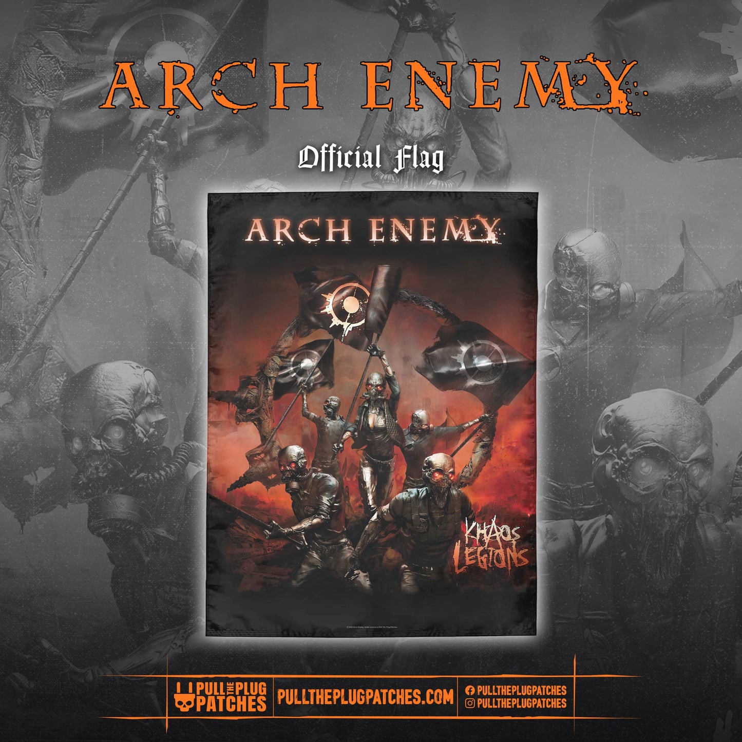 Arch Enemy - Khaos Legions - Flag