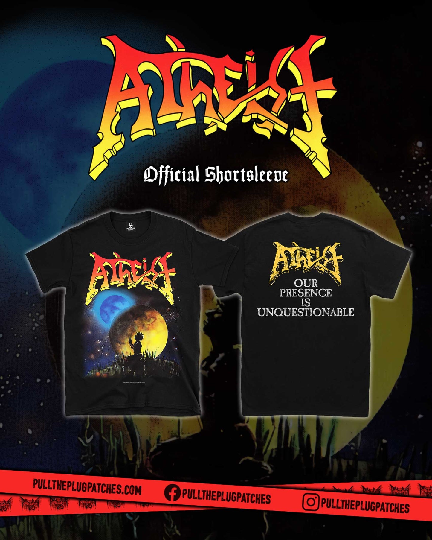 Atheist - Unquestionable Presence - Shortsleeve Shirt