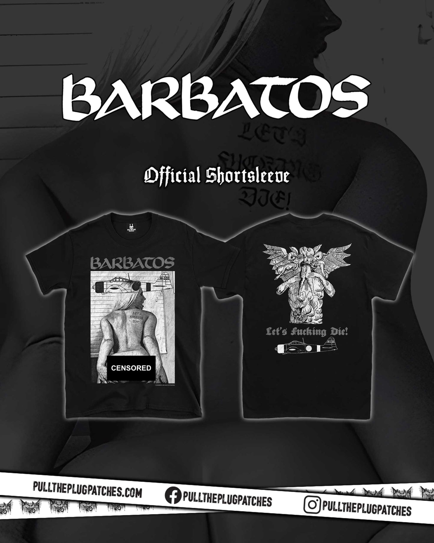 Barbatos - Lets Fucking Die! - Shortsleeve Shirt