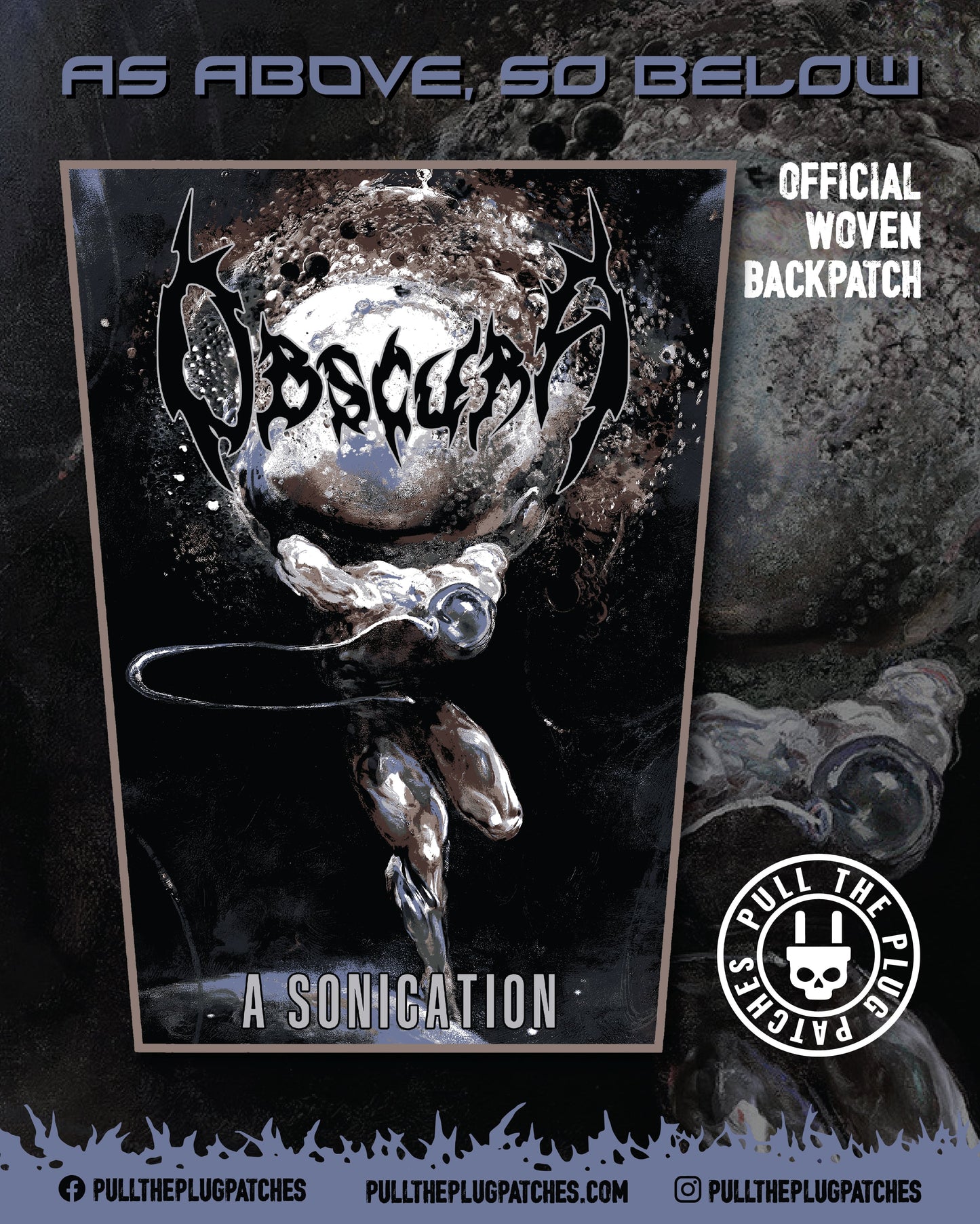 Obscura - A Sonication - Backpatch