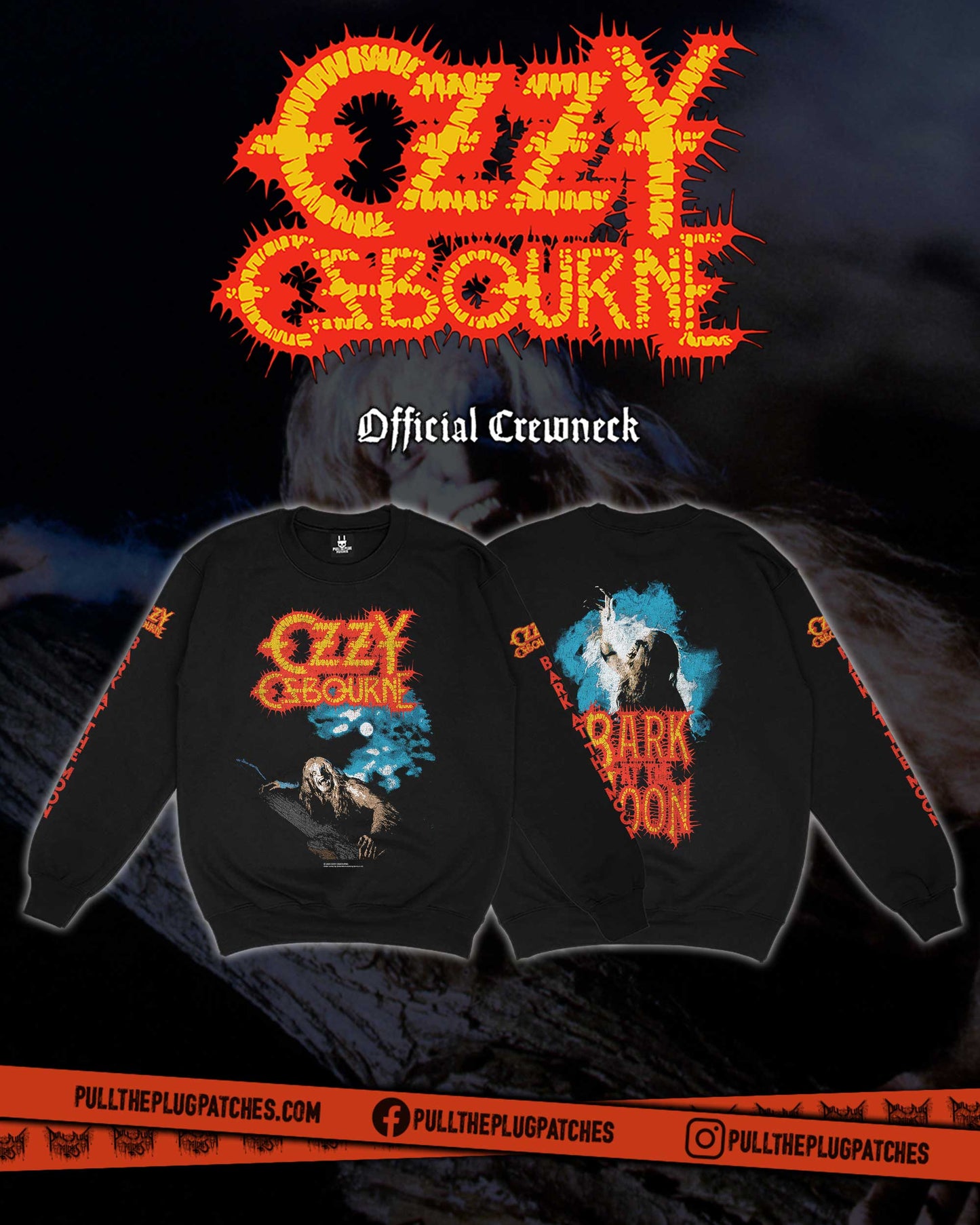 Ozzy Osbourne - Bark At The Moon - Crewneck Sweater