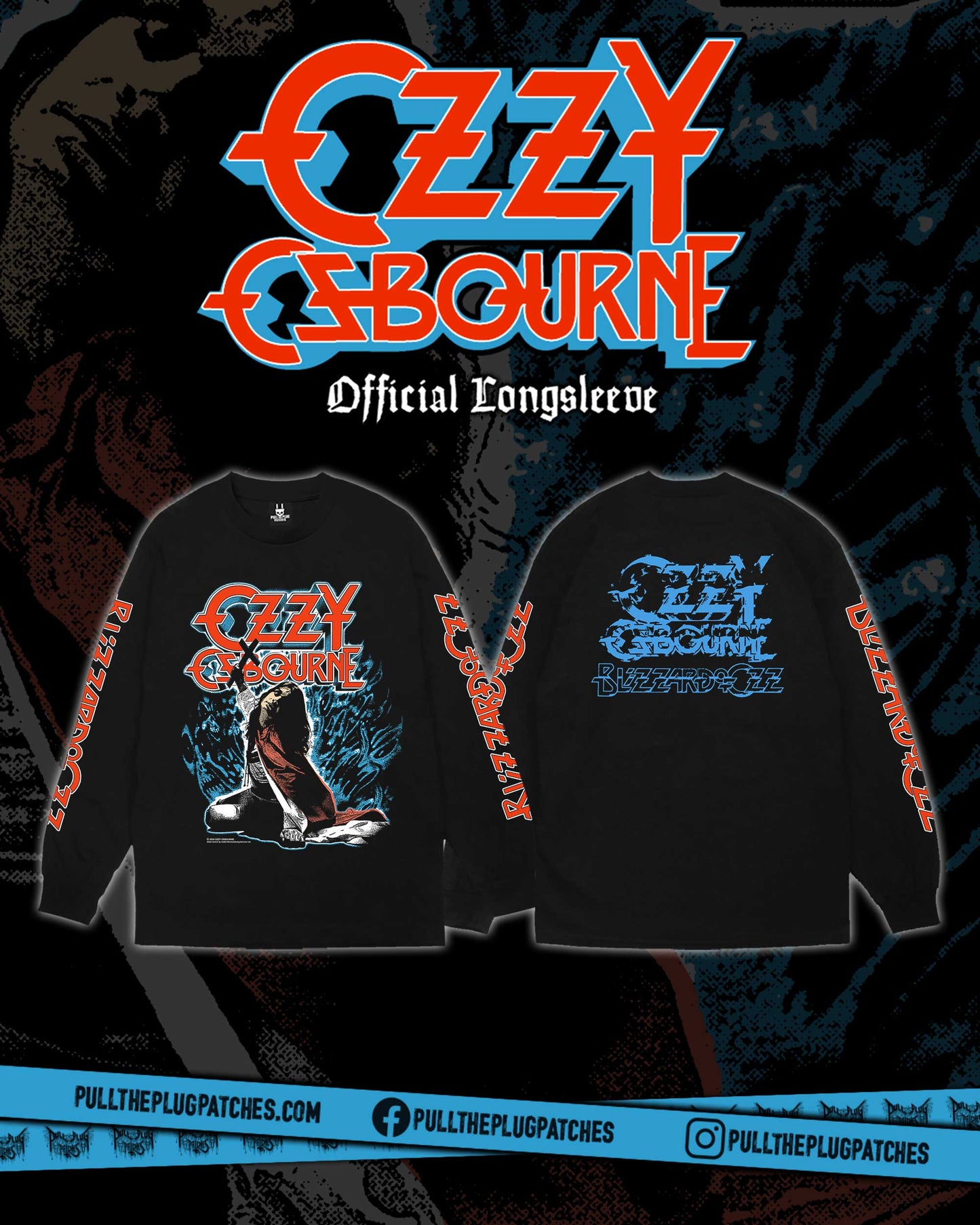 Ozzy Osbourne - Blizzard Of Ozz - Longsleeve Shirt
