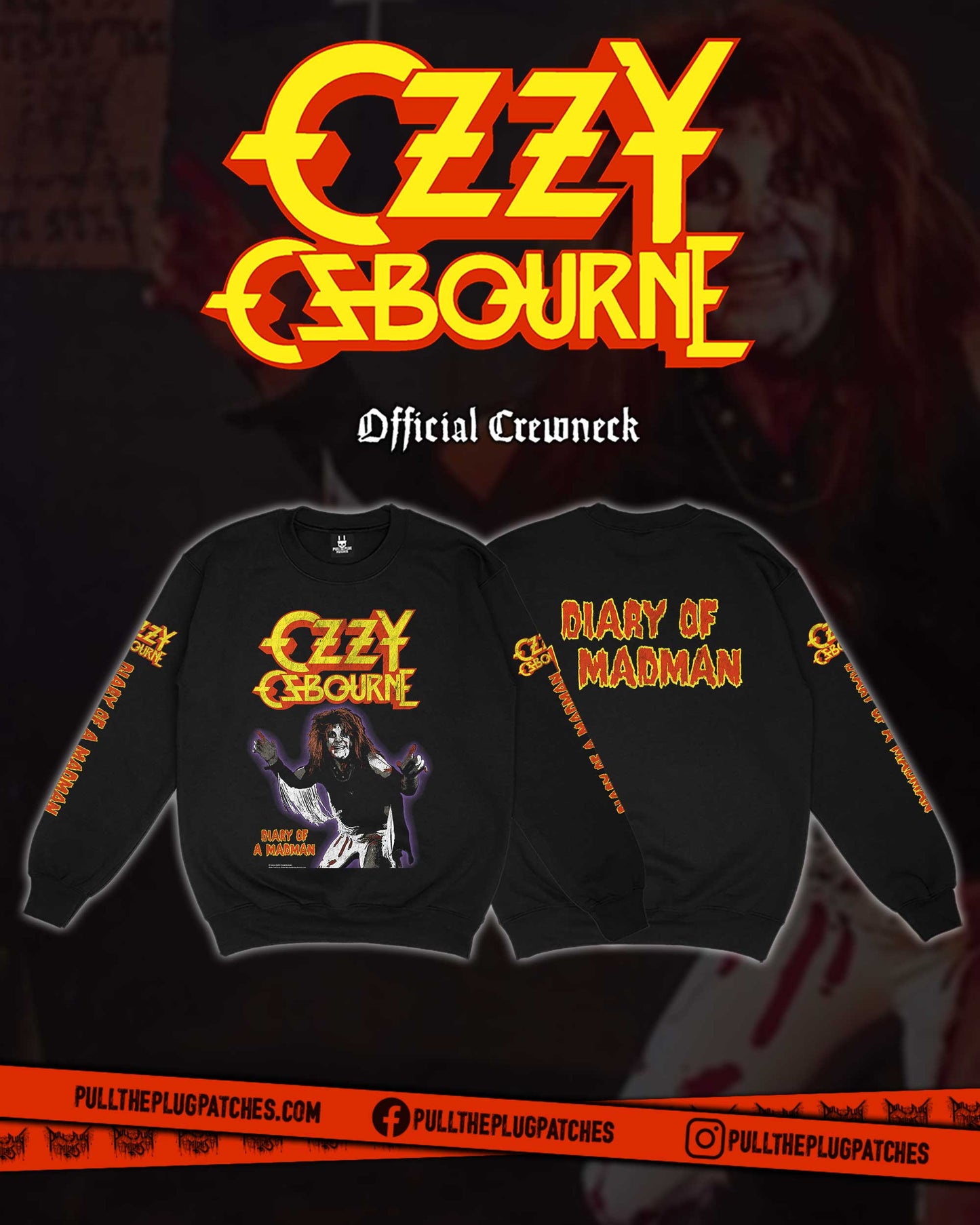 Ozzy Osbourne - Diary Of A Madman - Crewneck Sweater