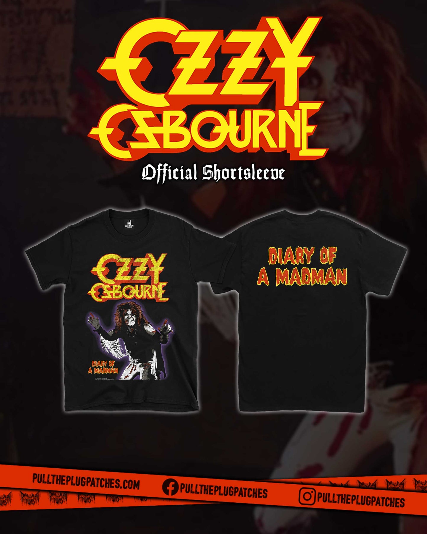 Ozzy Osbourne - Diary Of A Madman - Shortsleeve Shirt