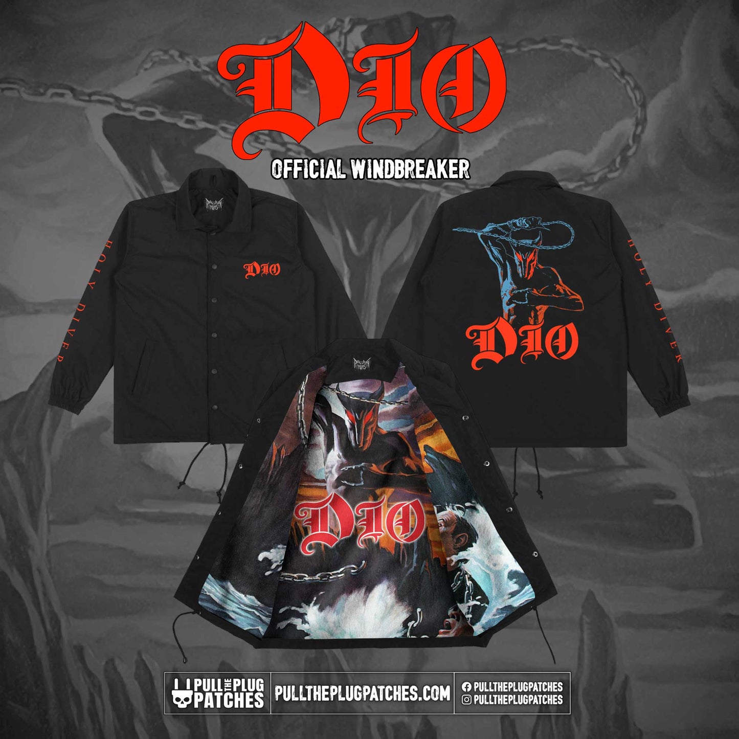 Dio - Holy Diver - Windbreaker