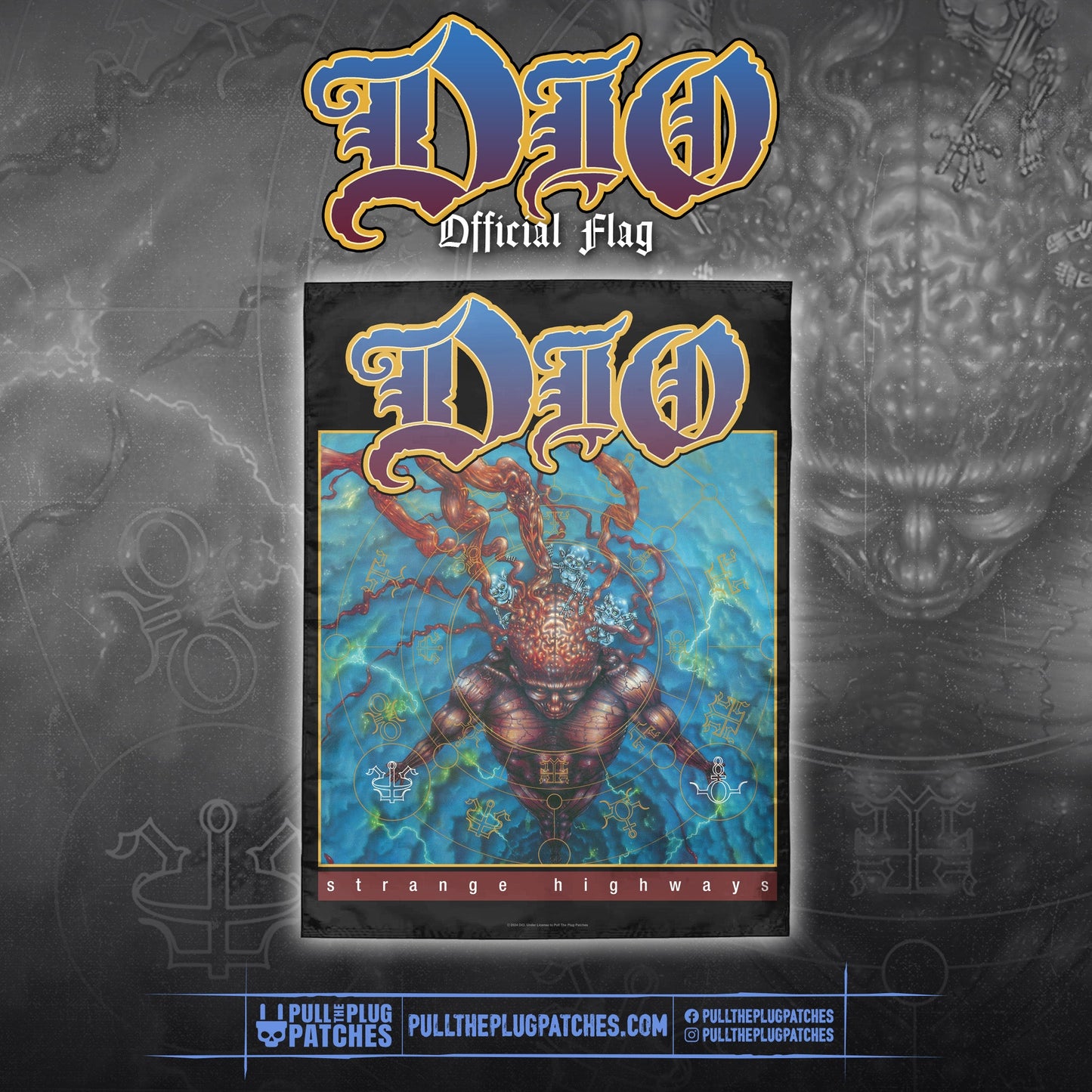 Dio - Strange Highways - Flag