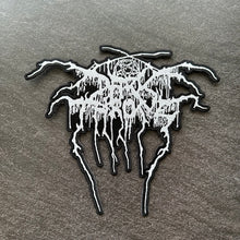 Load image into Gallery viewer, Darkthrone - White- Embroidered Rocker Style Logo
