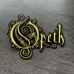 Opeth - Gold - Embroidered Rocker Style Logo