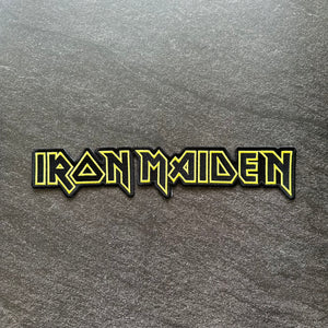 Iron Maiden - Black - Embroidered Rocker Style Logo