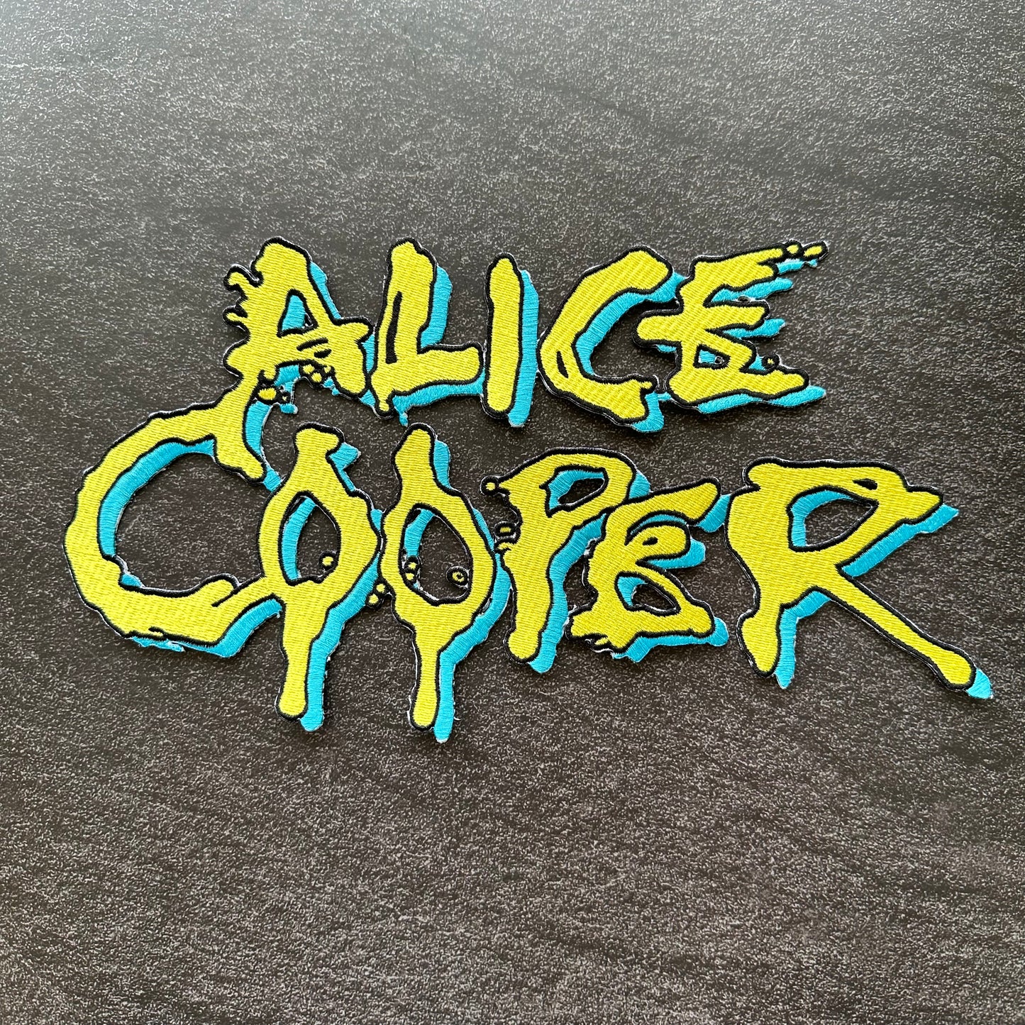 Alice Cooper - Yellow - Embroidered Rocker Style Logo
