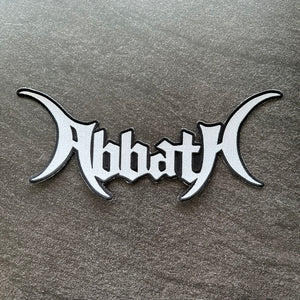 Abbath - White - Embroidered Rocker Style Logo