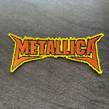 Load image into Gallery viewer, Metallica - Orange - Embroidered Rocker Style Logo
