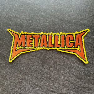 Metallica - Orange - Embroidered Rocker Style Logo