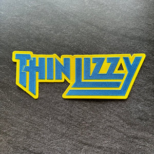 Thin Lizzy - Blue & Yellow - Embroidered Rocker Style Logo