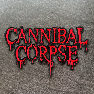 Cannibal Corpse - Red - Embroidered Rocker Style Logo