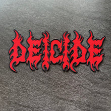 Load image into Gallery viewer, Deicide - Red - Embroidered Rocker Style Logo
