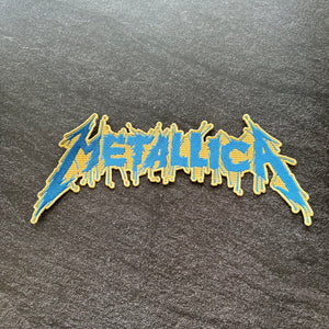 Metallica - Blue - Embroidered Rocker Style Logo