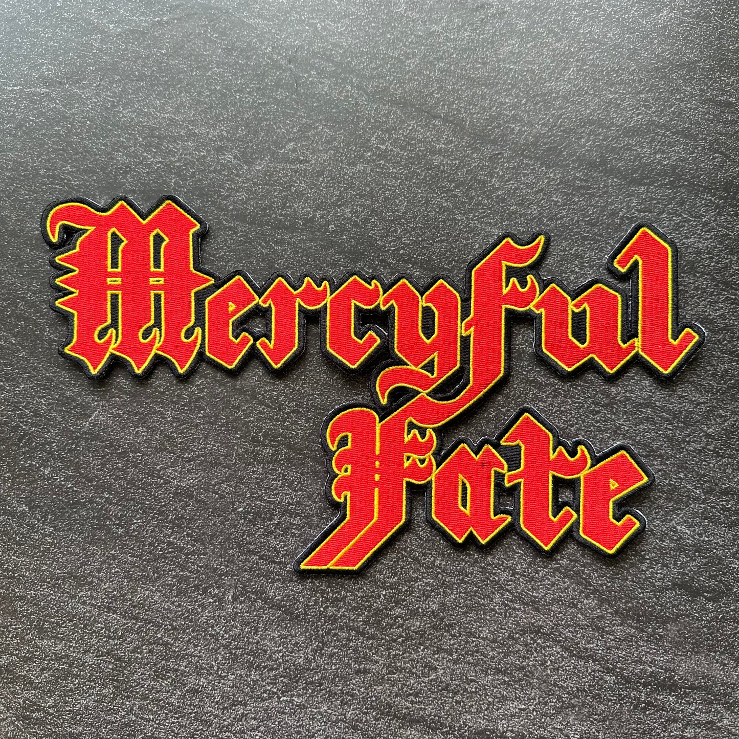 Mercyful Fate - Red - Embroidered Rocker Style Logo