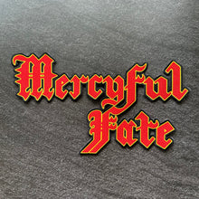 Load image into Gallery viewer, Mercyful Fate - Red - Embroidered Rocker Style Logo
