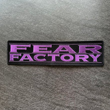 Load image into Gallery viewer, Fear Factory - Purple - Embroidered Rocker Style Logo

