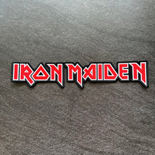 Load image into Gallery viewer, Iron Maiden - Red - Embroidered Rocker Style Logo
