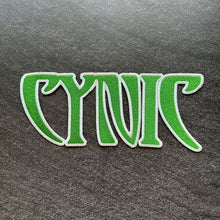 Load image into Gallery viewer, Cynic - Green - Embroidered Rocker Style Logo
