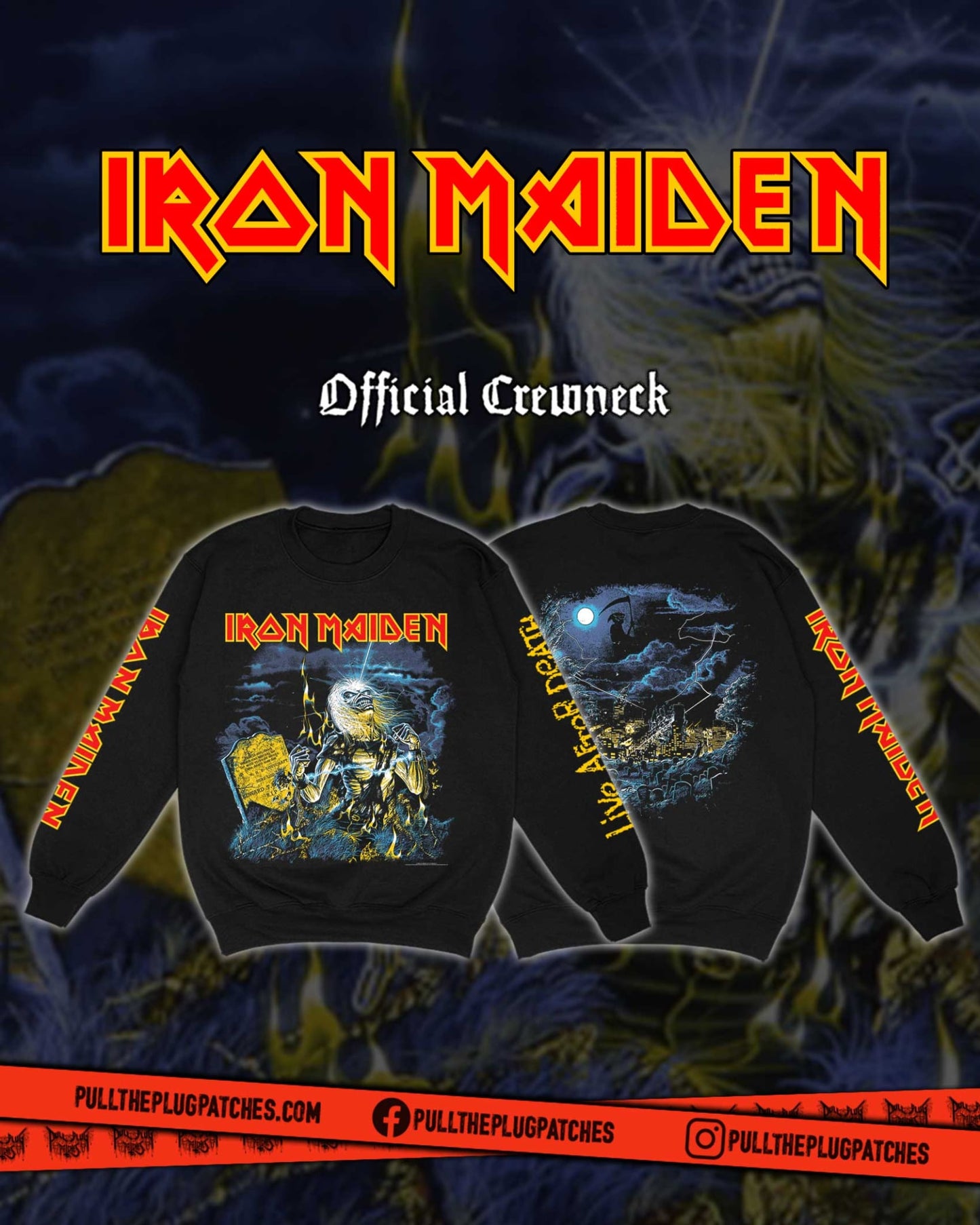 Iron Maiden - Live After Death - Crewneck Sweater