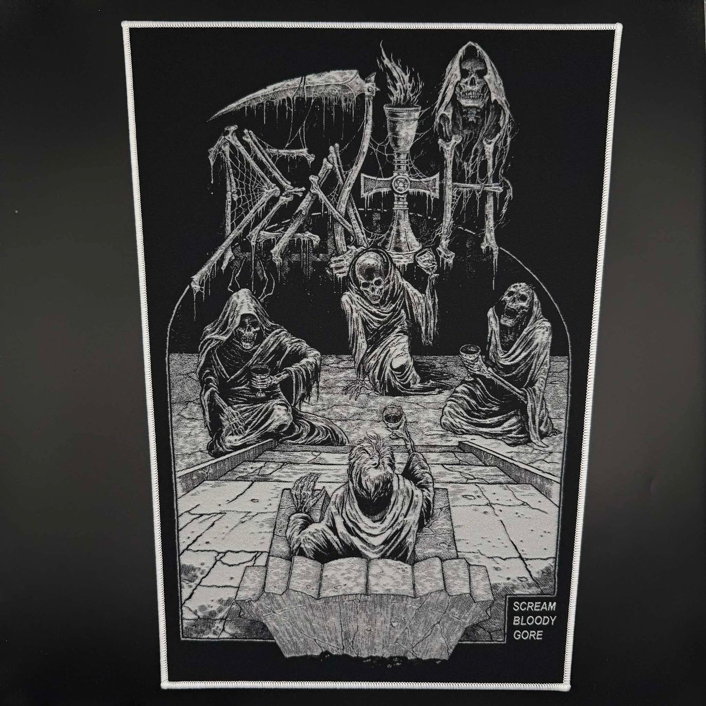 Death - Scream Bloody Gore x Riddickart 38th Anniversary - Backpatch (Limited Edition)