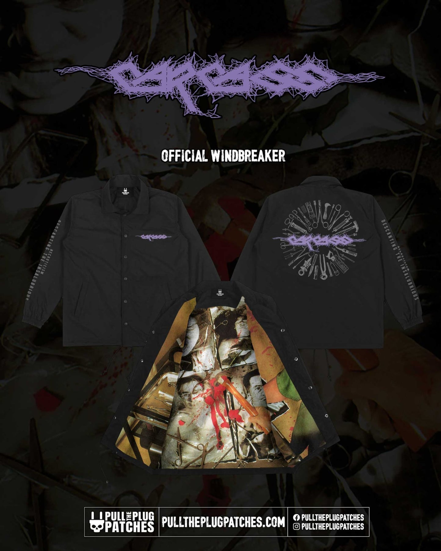 Carcass - Necroticism - Windbreaker