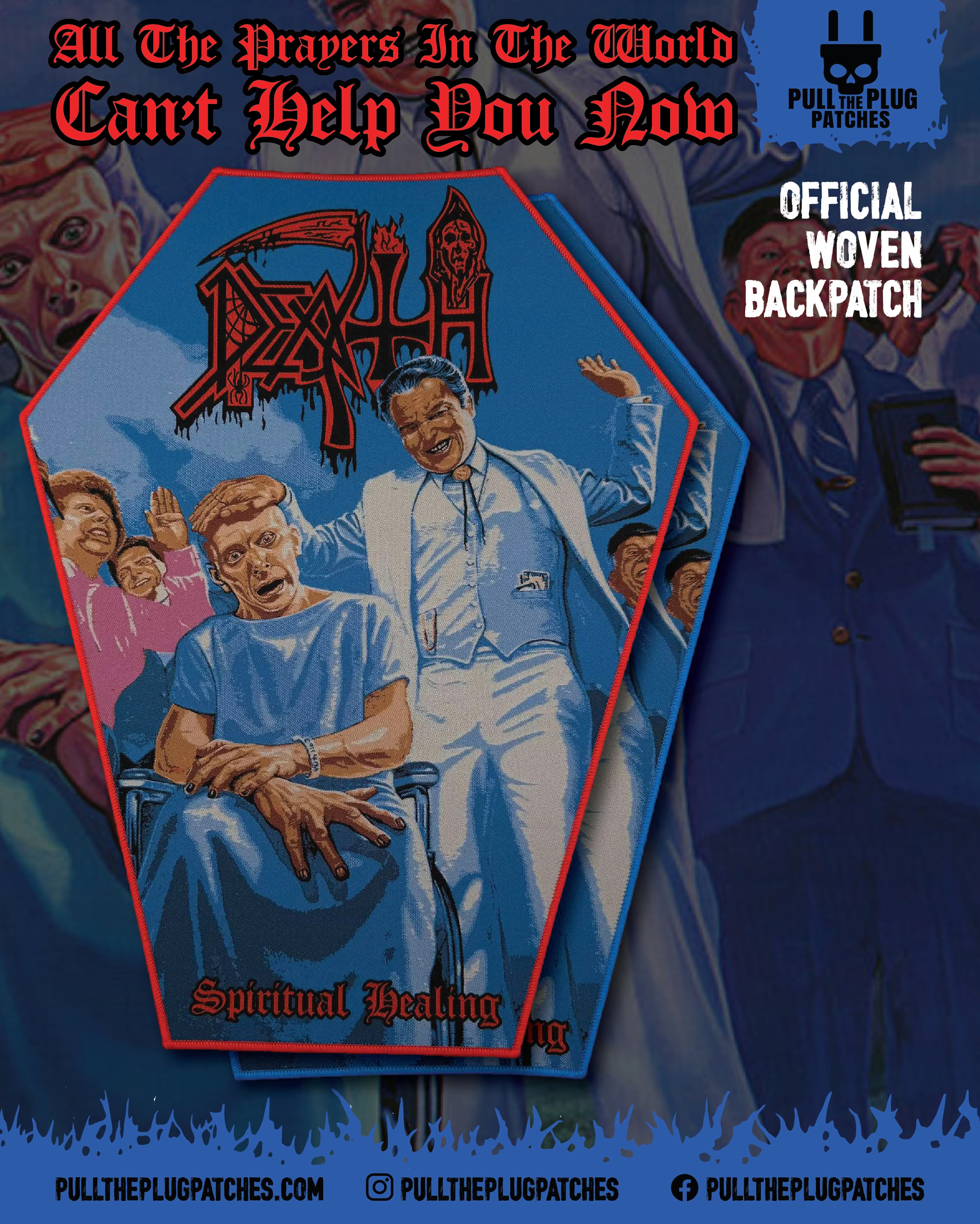 Death - Spiritual Healing - Backpatch – Pull The Plug Patches