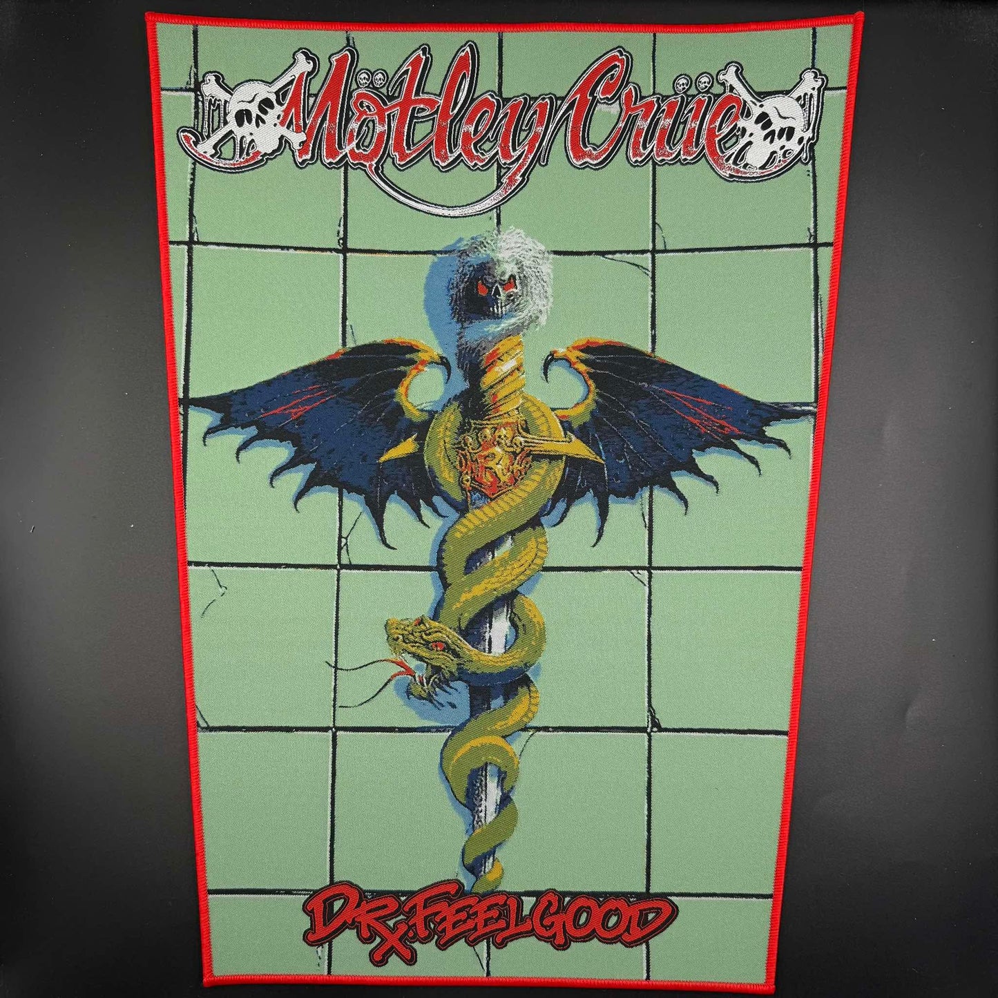 Motley Crue - Dr. Feelgood - Backpatch
