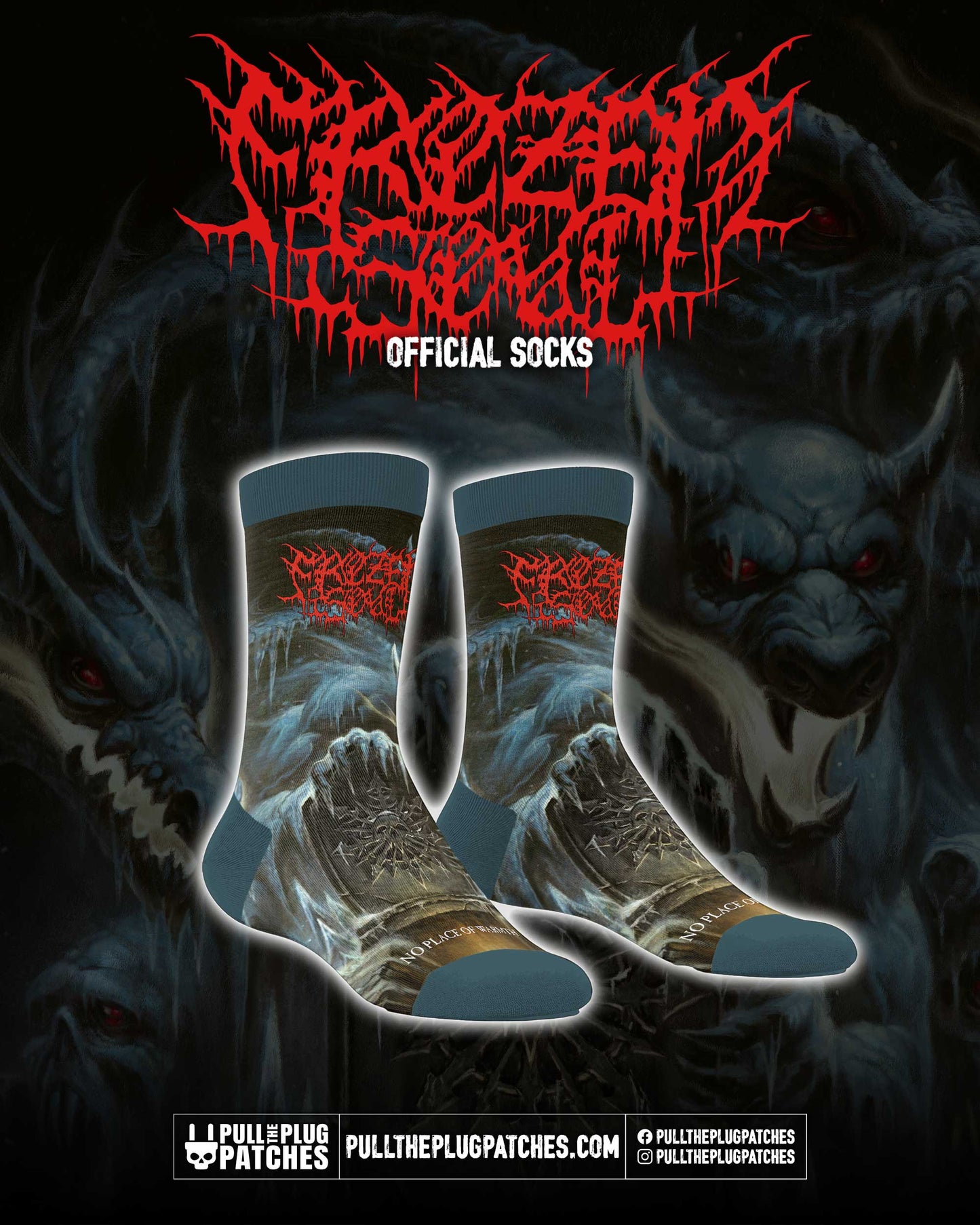 Frozen Soul - No Place of Warmth - Socks