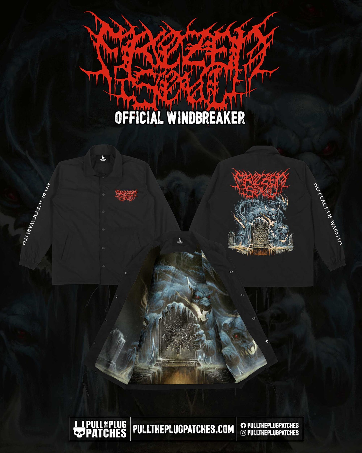 Frozen Soul - No Place of Warmth - Windbreaker