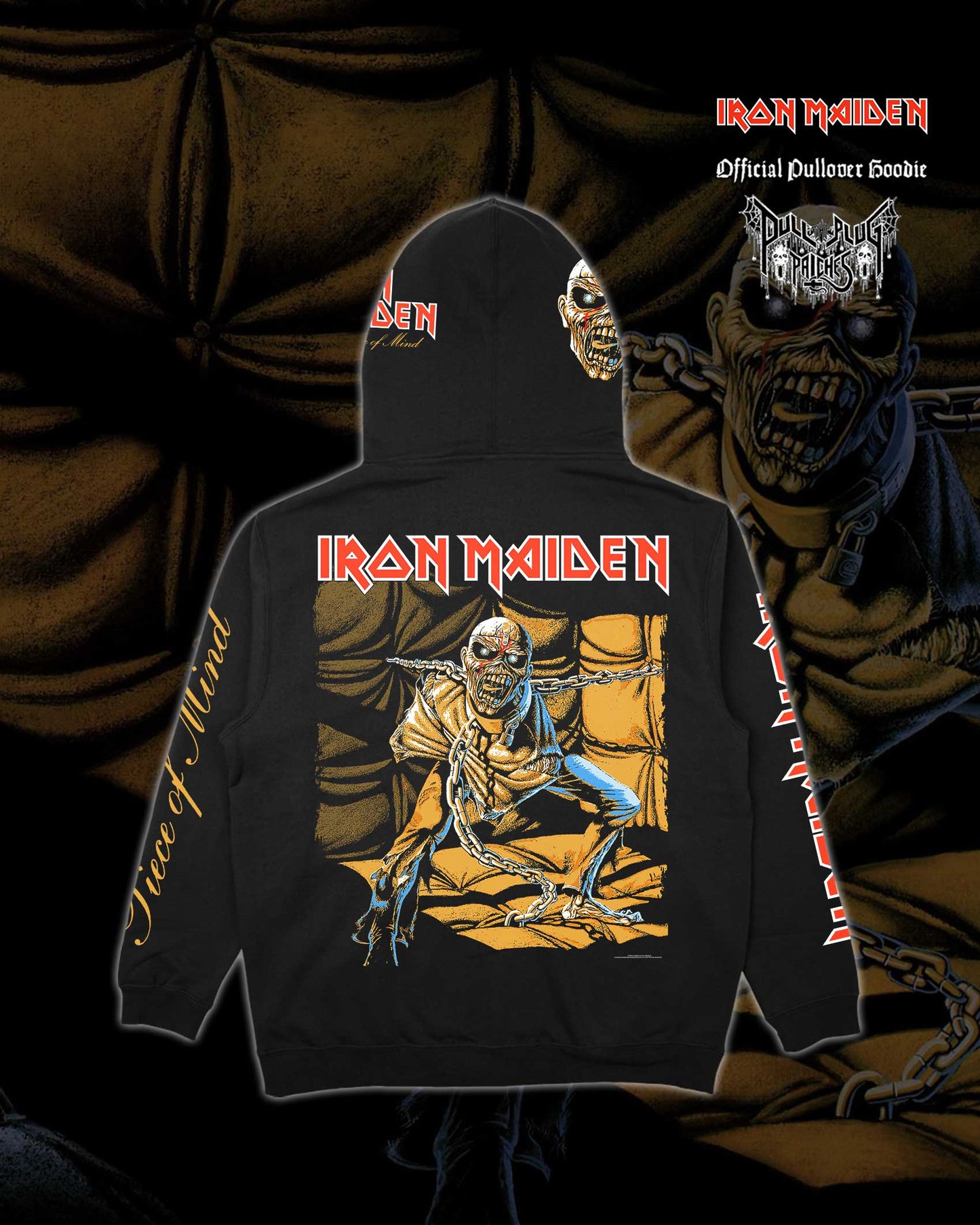 Iron Maiden - Piece Of Mind - Deluxe Pullover Hoodie