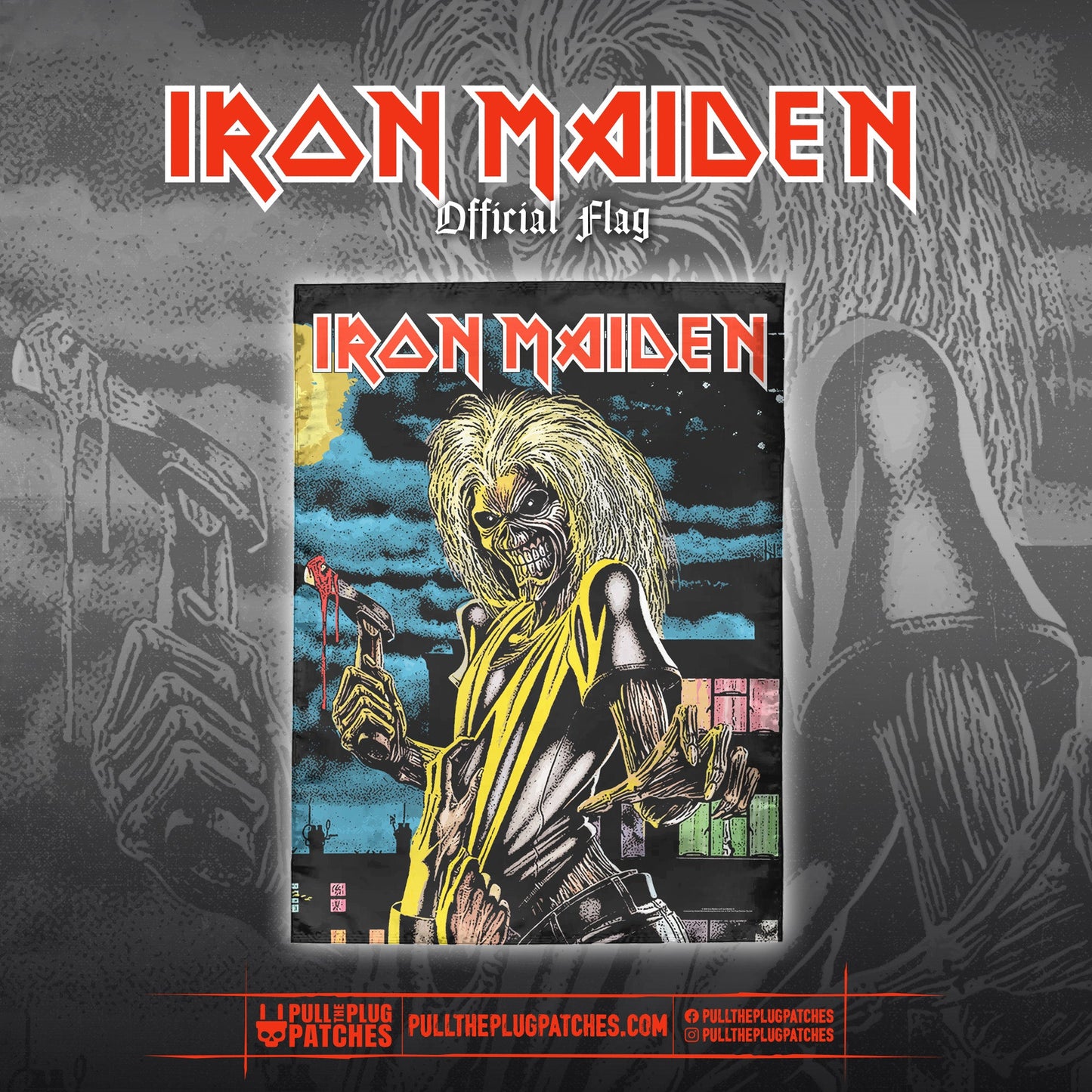 Iron Maiden - Killers - Flag
