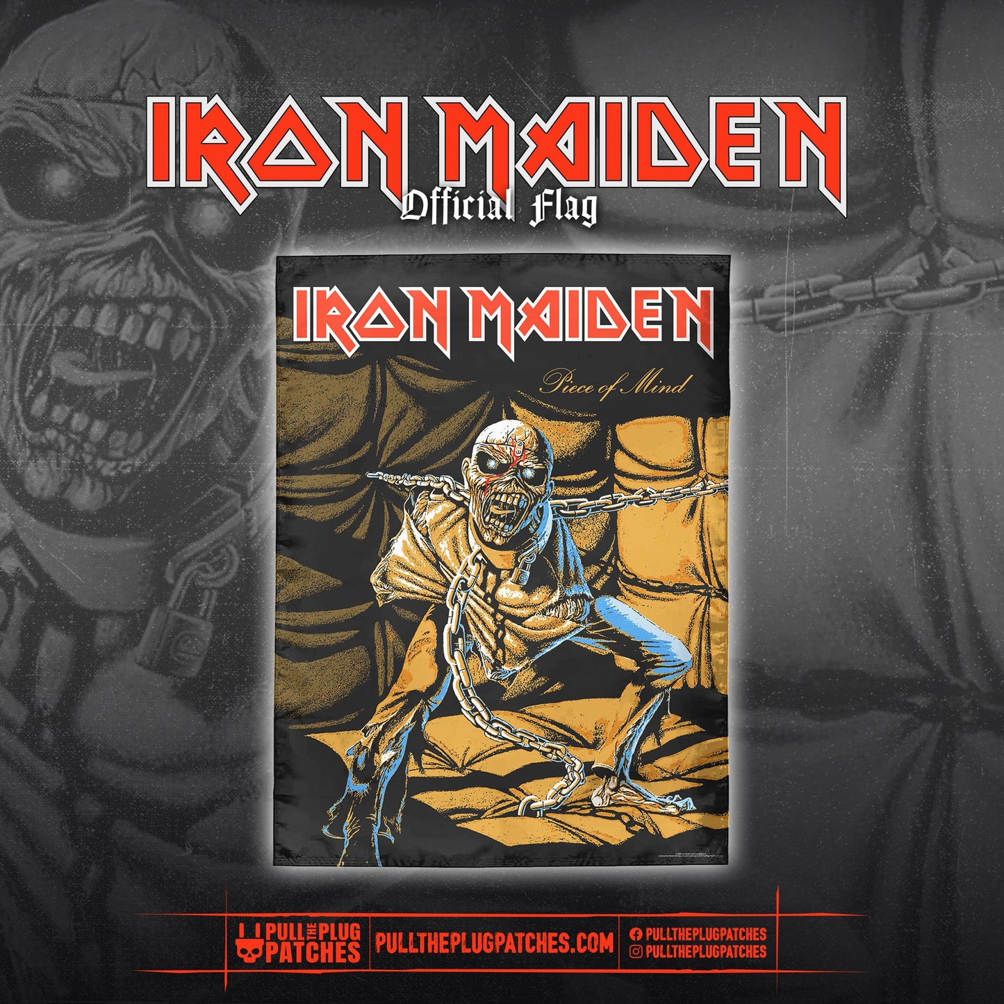 Iron Maiden - Piece of Mind - Flag