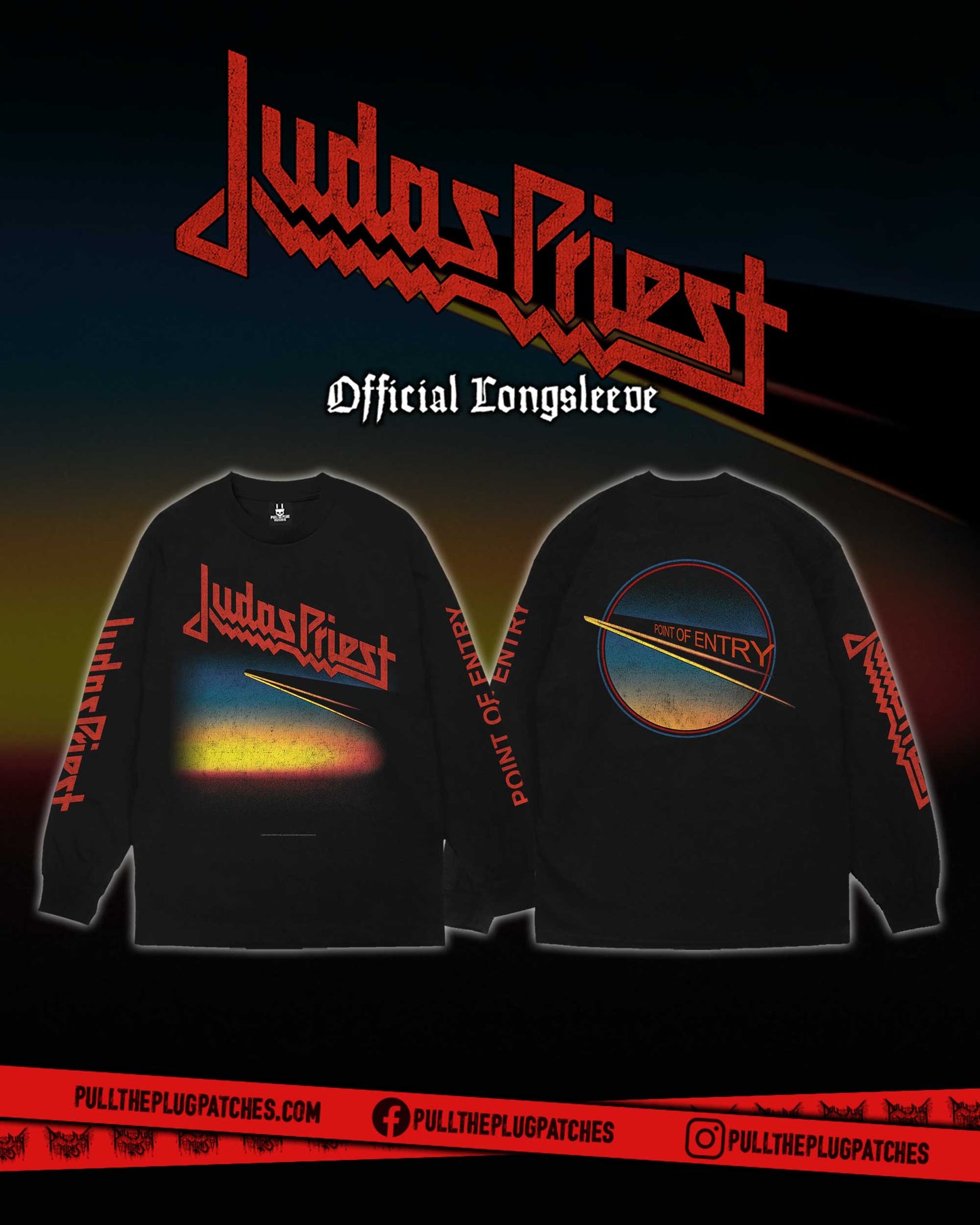 Judas Priest - Point Of Entry - Longsleeve Shirt