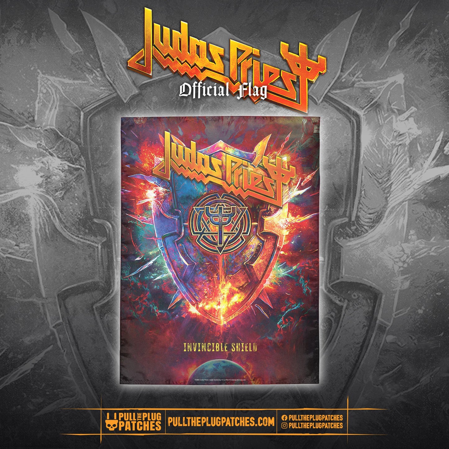 Judas Priest - Invincible Shield - Flag
