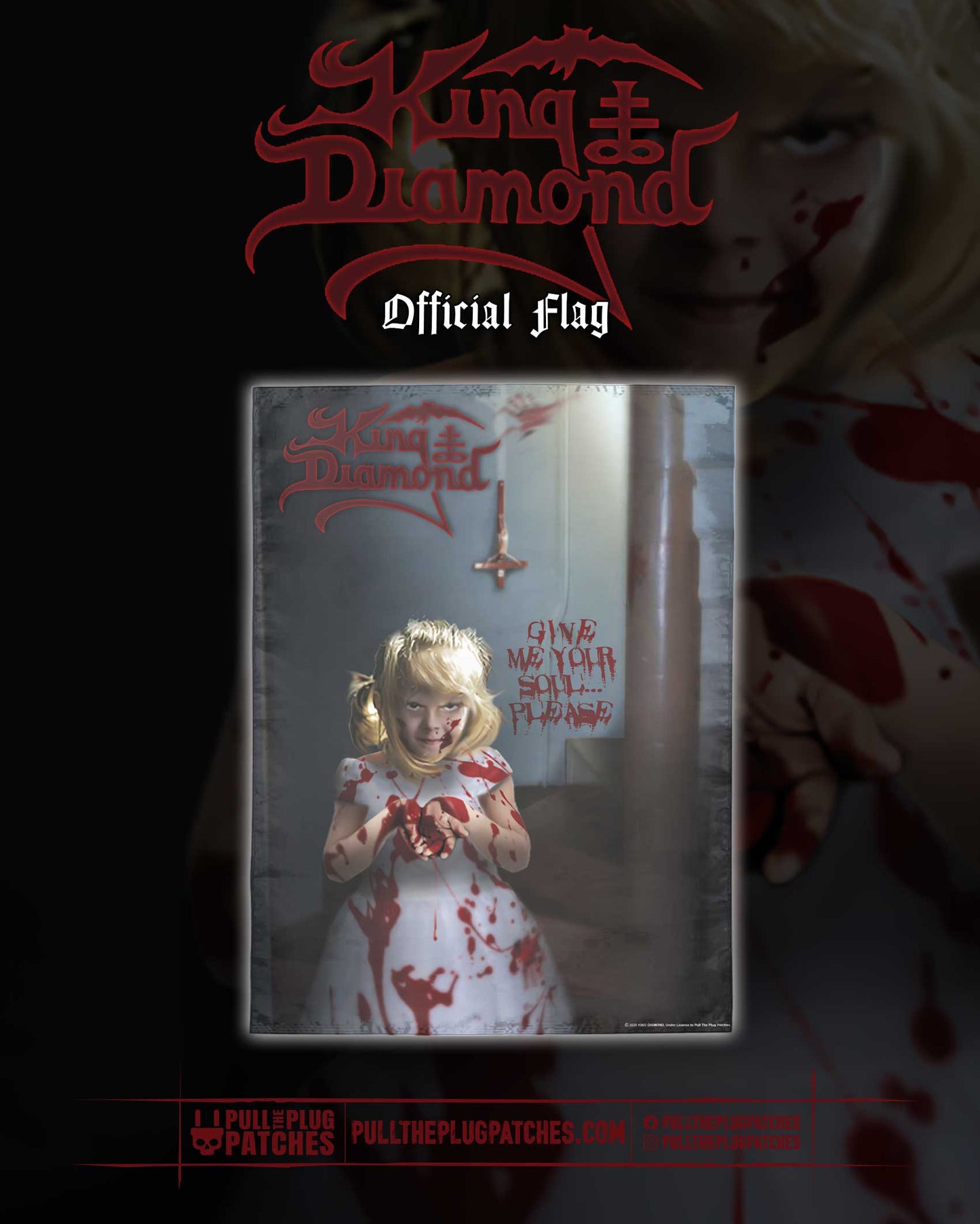 King Diamond - Give Me Your Soul... Please - Flag