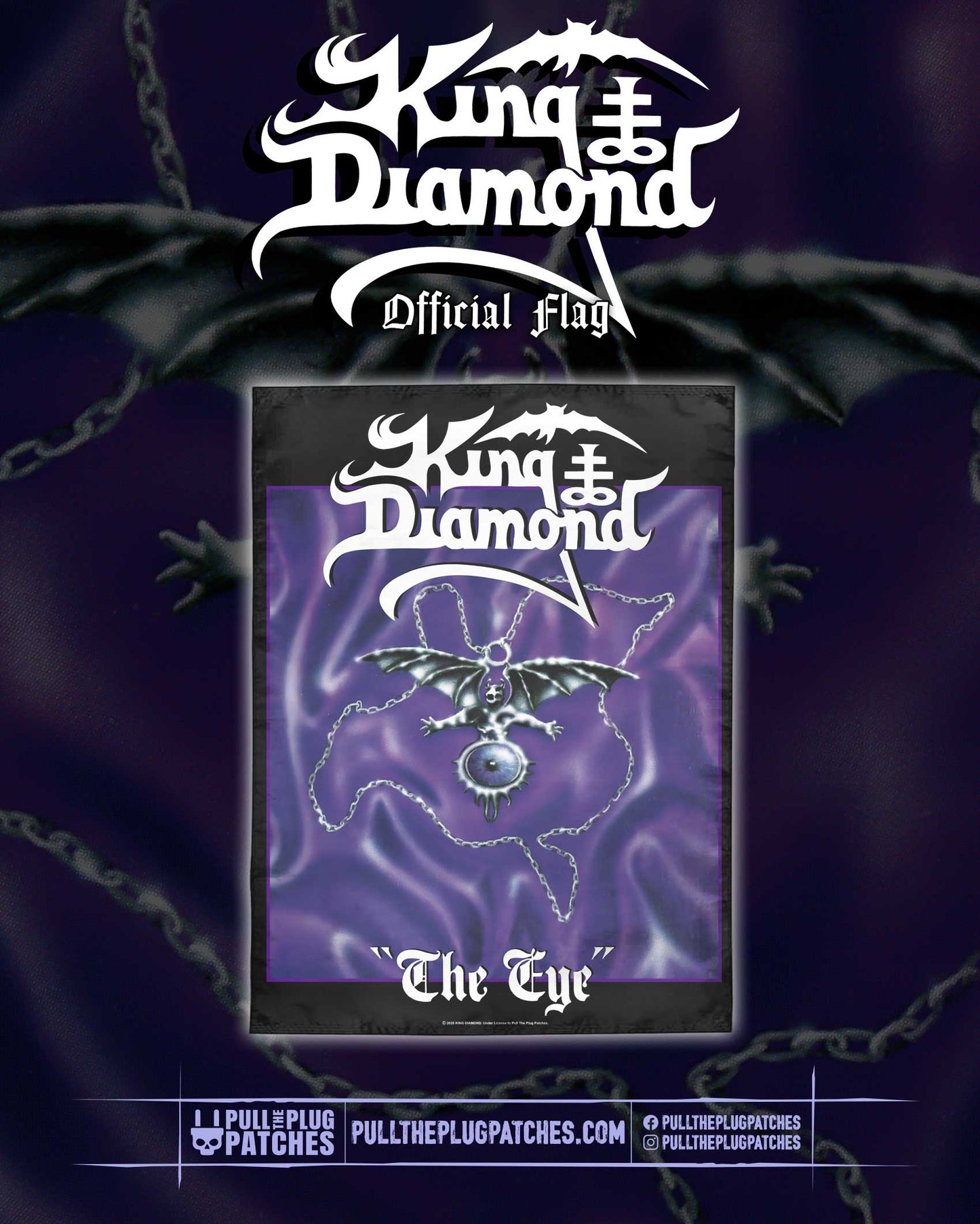 King Diamond - The Eye - Flag
