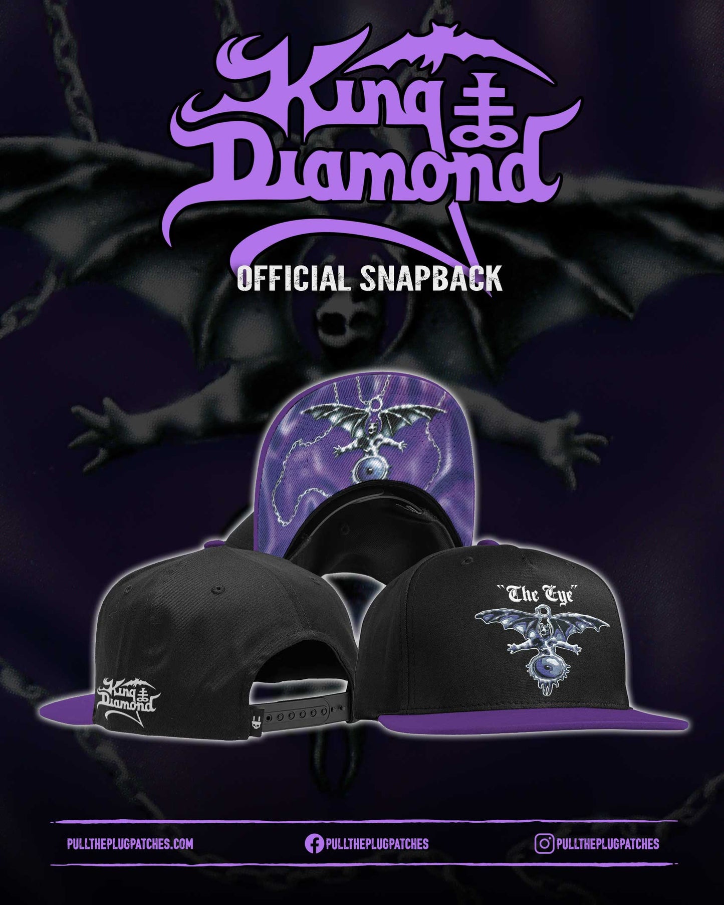 King Diamond - The Eye - Snapback Hat