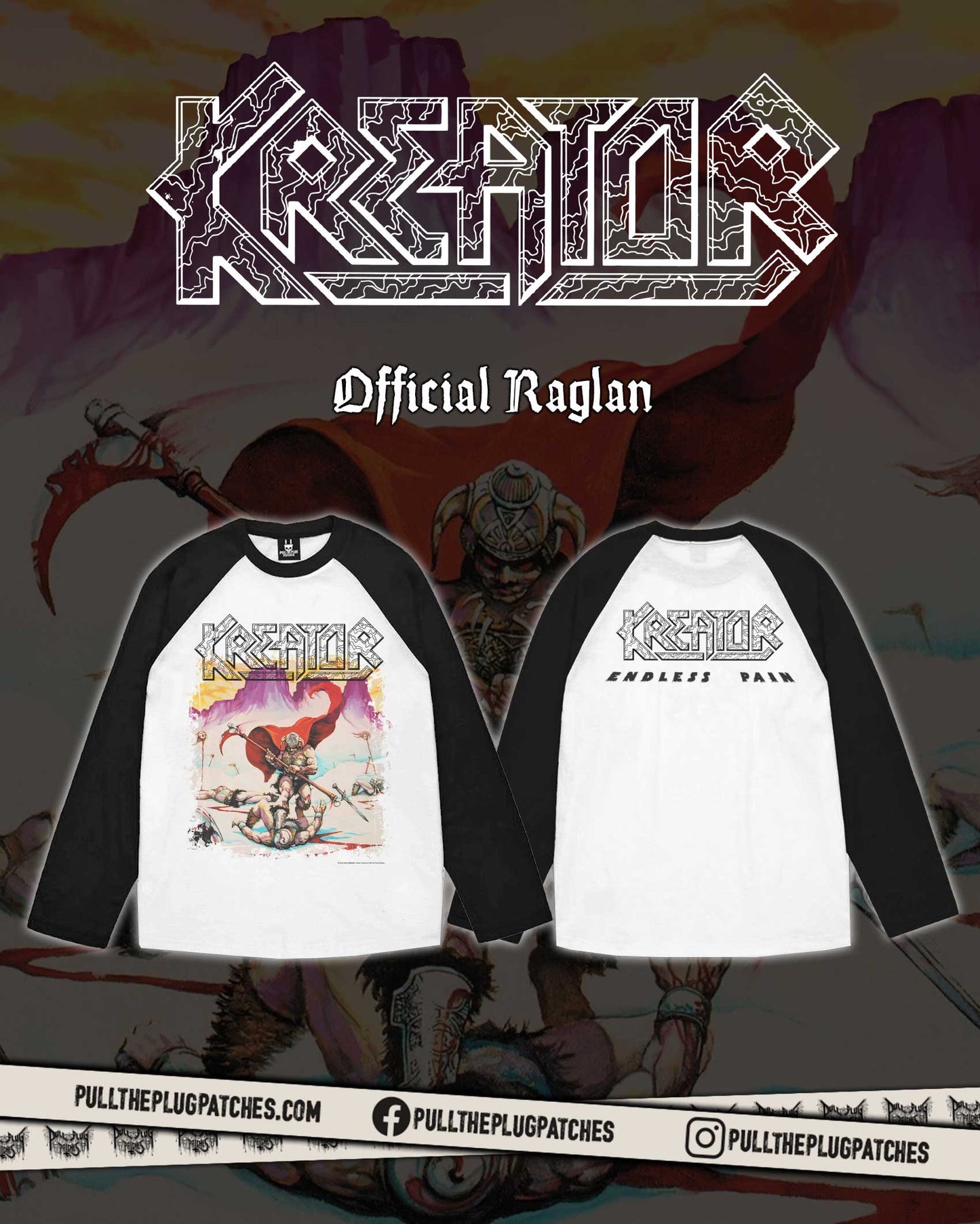 Kreator - Endless Pain - Raglan Shirt