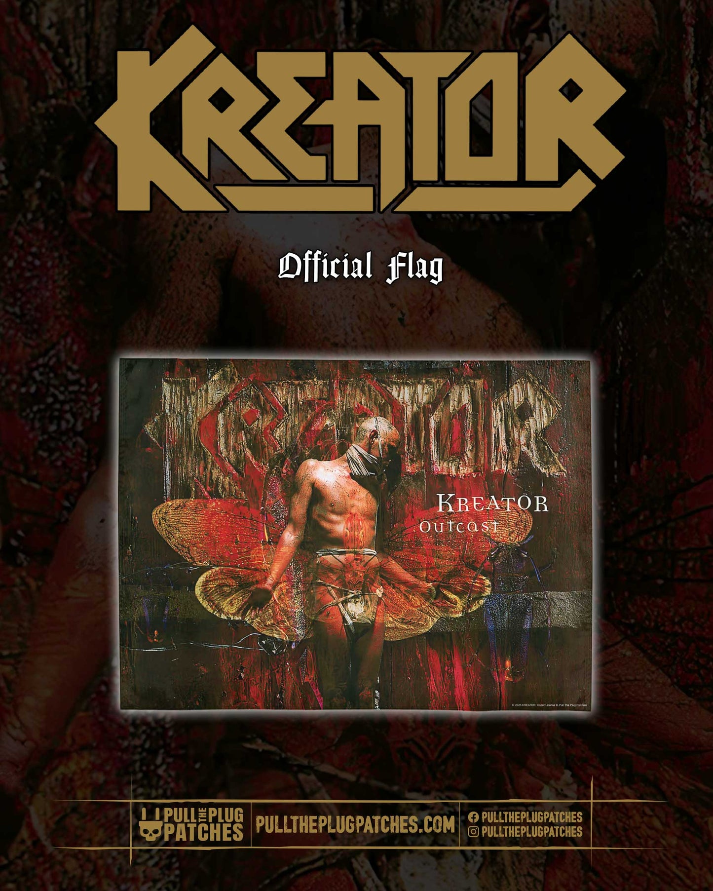 Kreator - Outcast - Flag