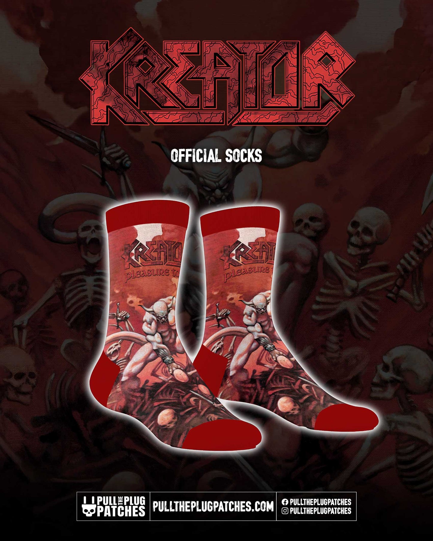 Kreator - Pleasure To Kill - Socks
