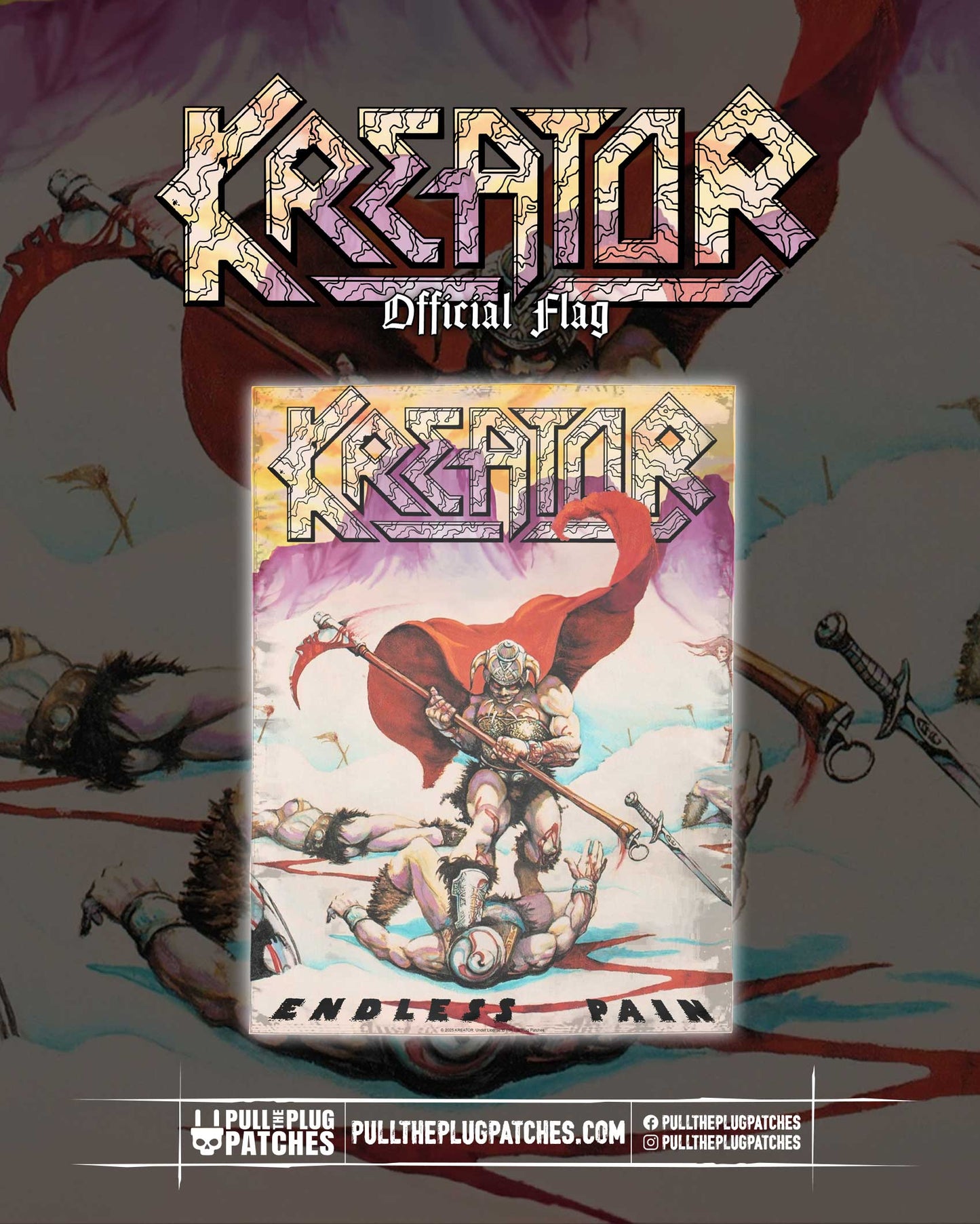 Kreator - Endless Pain - Flag